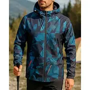 Men's Outdoor Jacket Hiking Jacket rain coat Outdoor Waterproof Windproof Breathable Quick Dry Hiking Outfits Hiking Clothes Spring Autumn / Fall Jacket Tennis