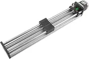 ANKROYU Linear Actuator Ball Screw, Aluminum Alloy 400 mm Stroke Linear Guide Rail Slide Table, Linear Actuator Motorized Guide Rail with 42 Stepper Motor