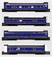 Kato HO Gauge J.R. Passenger Car Series 24 Sleeper Express Hokutosei (Basic 4-Car Set) (Kato PlaRail Model Train)