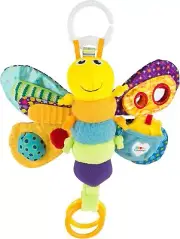 LAMAZE Freddie The Firefly Clip on Pram Pushchair Newborn Baby Sensory Toy, Ch