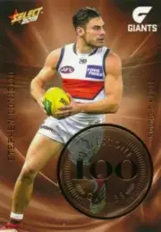 2019 AFL SELECT FOOTY STARS MILESTONE CARD MG34 GWS GIANTS STEPHEN CONIGLIO