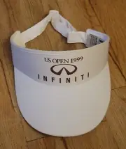 U.S. OPEN Tennis 1999 Visor Hat Sponsored By Infiniti New Adult OSFA