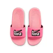 Nike Boy's Grade School Kawa Slides PINK | WHITE SZ 12K