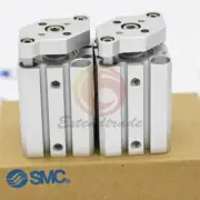 ONE SMC CQMB80-30 compact guide rod cylinder New