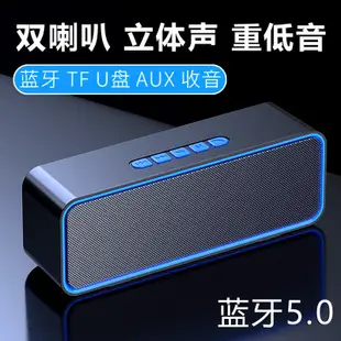 熱賣手机无线蓝牙音响低音炮蓝牙音箱大音量收款语音播报器电脑小音响