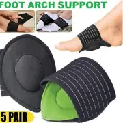 Arch Support Shoe Soft Insole Pads Flat Feet Pain Relief Plantar Fasciitis Foot