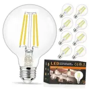 8 Pack G25 LED Edison Globe Light Bulbs, 3000K Soft White, 3000k Soft White