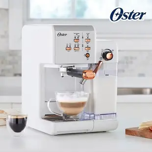 限時送OSTER磨豆機｜美國OSTER-5+隨享咖啡機(白玫瑰金)