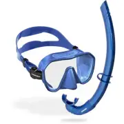 Cressi Z2 Mask & Corsica Snorkel Set – Frameless Design, Low Volume Mask with