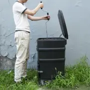 Compost Aerator Stainless Steel for Compost Bins Detachable Lightweight Rotating