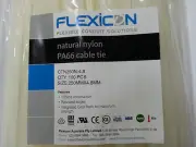 500PCS Natural Nylon Cable Ties 4.8mmx250mm PA66 Cable Tie