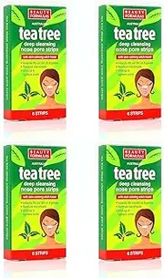 24x Australian Tea Tree & Witch Hazel Nose Strips | Removes Blackheads, Unclogs & Tightens Pores