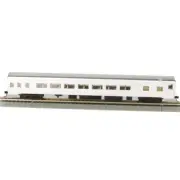Bachmann 14208 Unlettered Aluminum 85' Smooth-Side Coach Passenger Car HO Scale