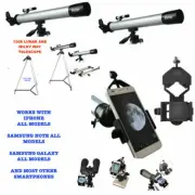 HD REFRACTOR LUNAR TELESCOPE 60X-120X + ADAPTER FOR APPLE IPHONE SAMSUNG GALAXY