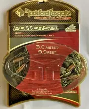 OLD SCHOOL ROCKFORD FOSGATE RIOT COMPETITION GRADE SIGNAL CABLE 3.0m/9.9ft