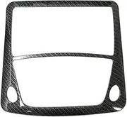GUERBEIS Reading Light Trim Sticker,Fit For Nissan, Navara NP300 2016-2021 Car Carbon Fibre Front Switch Lamp Frame Cover Accessories Interior Dome Light Trim