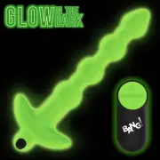 Glow-in-the-dark Silicone Anal Beads
