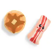 All Day Kitty Kitchen Pancakes & Bacon Cat Toy 2PK