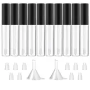 10ML Lip Gloss Tubes Empty Empty Lip Gloss Containers Clear Refillable Lip Ba...