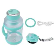 2L Sport Portable Blender with 6 Edge Blades 18000rpm 4000mAh Type C Travel Juice Blender for Shakes Smoothies Blue Green