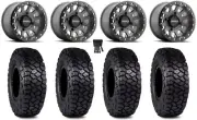 Method 401 Bdlk 15" Wheels Ti 5+2 30" Intersect Tires Can-Am Defender