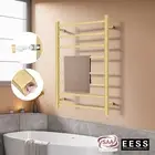 ACA Gold Square Stainless Steel Electric Heated Towel Rack Ladder Warmer 8 Bars