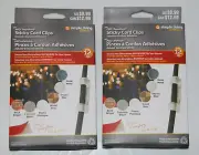 Lot of 2 Simple Living 12pc Max PRO Anywhere Outdoor Sticky Cord Clips 24pcs