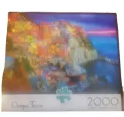 Buffalo Games Cinque Terre Italy 2000 Piece Jigsaw Puzzle NEW