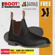 Mongrel 816030, Work, Dress, Riding Boots. Brown Chelsea V Cut. Premium product