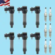 6 Ignition Coil & Spark Plug For 2010-2012 Chevy Malibu 2007-2008 Saturn Outlook (for: Saab)
