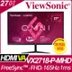 ViewSonic VX2718-P-MHD 電競螢幕(27型/FHD/HDMI/VA)