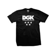 DGK Dirty Ghetto Kids "All Star" Short Sleeve Tee (Black) T-Shirt