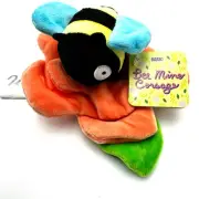 BARK BOX | NEW Bee Mine Corsage Medium Plush Wearable Dog Toy Crinkle Squeaker