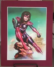 Boris Vallejo DOMINO Pro Fabric Matted Print Marvel Comics Acid Free Deadpool