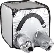 eTone Quick Release Portable Film Changing Room Large Format Film Changing Bag Film Changing Tent Foldable for 4x5 5x7 Film Sheet Loading 120 135 Roll Film Developing Processing Equipment