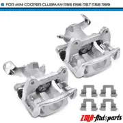 2x Rear Brake Calipers With Bracket for Mini Clubman R55 R56 R57 R58 2006-2015 (for: Mini)
