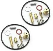 WOODEY 2 Sets Motorcycle Carburetor Carb Gaskets Jets Rebuild Kits for Y&amaha Phazer Pz480 Pz 480 1986 1987 1988 1989 1990