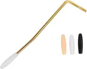 FRCOLOR Electric Guitar Tremolo Arm Crank with Caps Gold Plated Single Bridge Whammy Bar for Electric Guitars Durable and Easy to Install Replacement Parts