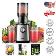 Premium Cold Press Juicer with 4.25'' Feed Chute for Whole Fruits - Silver