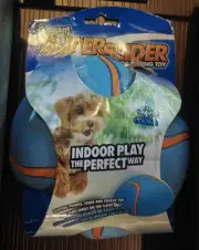 Chuckit Indoor Super Slider Self Fetch Squeaker Dog Toy Glides On Most Floors