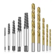 10Pieces Screw Extractor Set for Wide Applications Extract Stripped Screw Easily