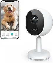 WUUK 4MP Indoor Security Camera, Pet Camera with Magnetic Base, WiFi Security Camera Baby Monitor, Surveillance Cameras w/Human &Motion Detection, Night Vision, 2-Way Audio, Compatible with Alexa