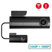 mini WiFi Car DVR camera 2k Dash Cam Dual Lens front 1440P+ back cam FHD 1080P