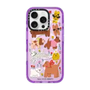 iPhone 16 Pro Impact Case MagSafe Compatible Dogs in the meadow