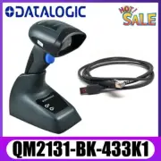 New Datalogic QuickScan QM2131-BK-433K1 Wireless 1D Scanner USB Kit With Base
