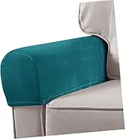Ciieeo 2Pcs Elastic Armrest Covers Sofa Armrest Protector Soft and Skin Friendly for Home and Office Furniture Protection