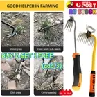 Garden Stainless Steel Hand Weeder Rake Weeding Weed Remover Puller Manual ToD7