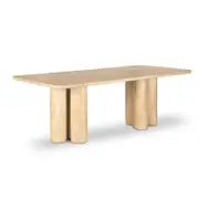 Torquay Indoor 2.2m Timber Dining table