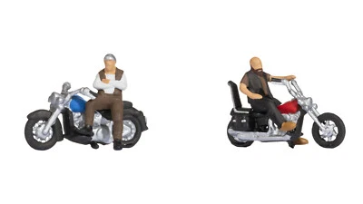 Noch 15906 HO Scale 1:87 Figures: Rockers on Motorbikes