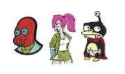 FUTURAMA CHARACTERS Iron on / Sew on Patch Embroidered Badge Cartoon Leela